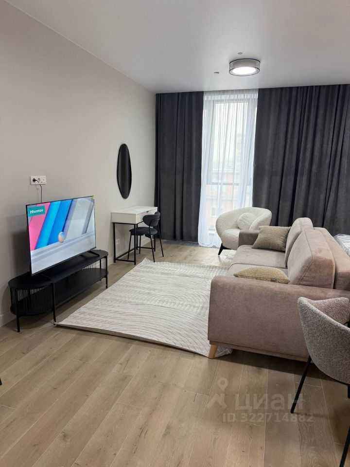 1-комнатная квартира, 45 м² — фотография 2