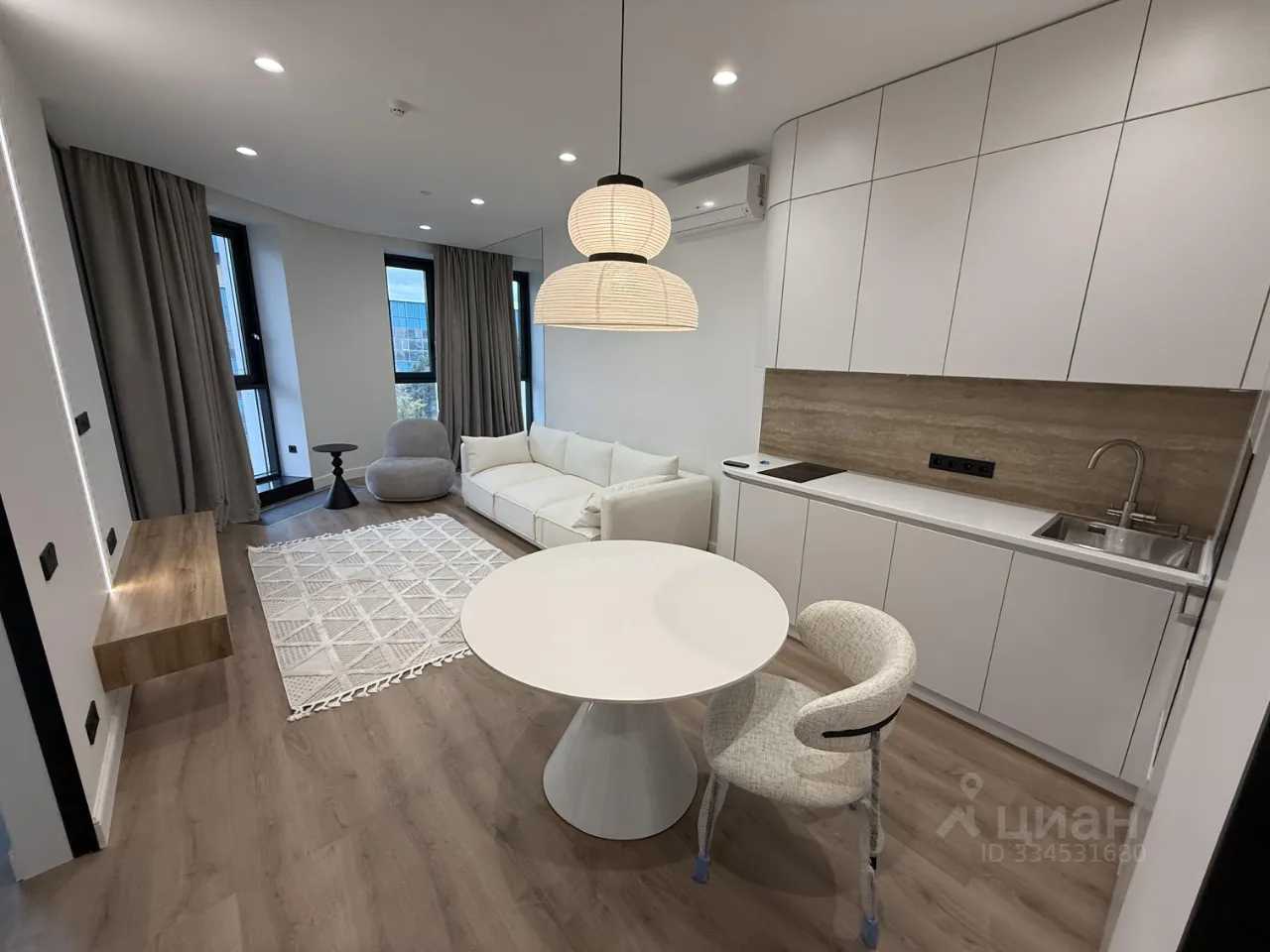 1-комнатная квартира, 55 м²