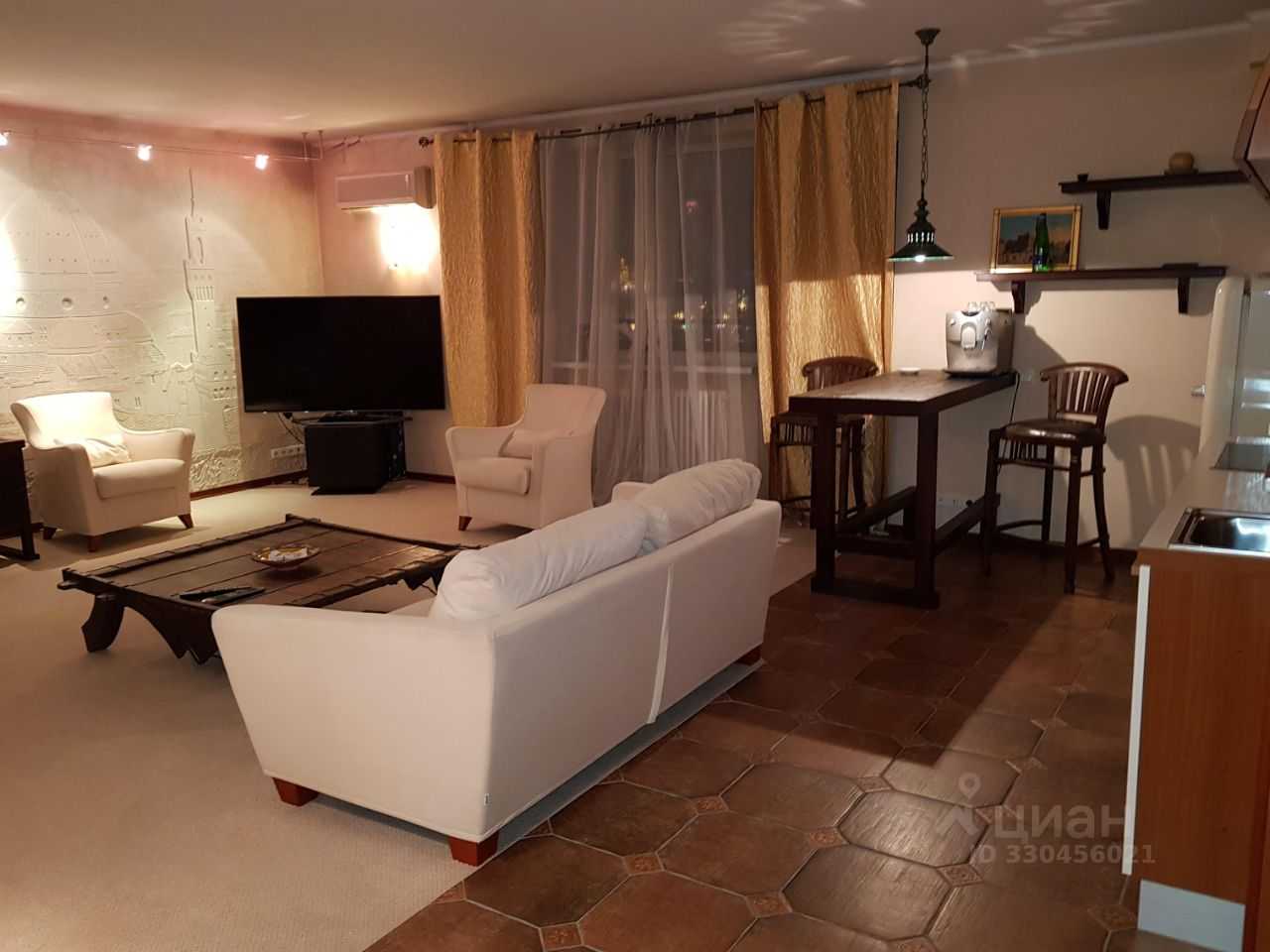 1-комнатная квартира, 59 м² — фотография 2