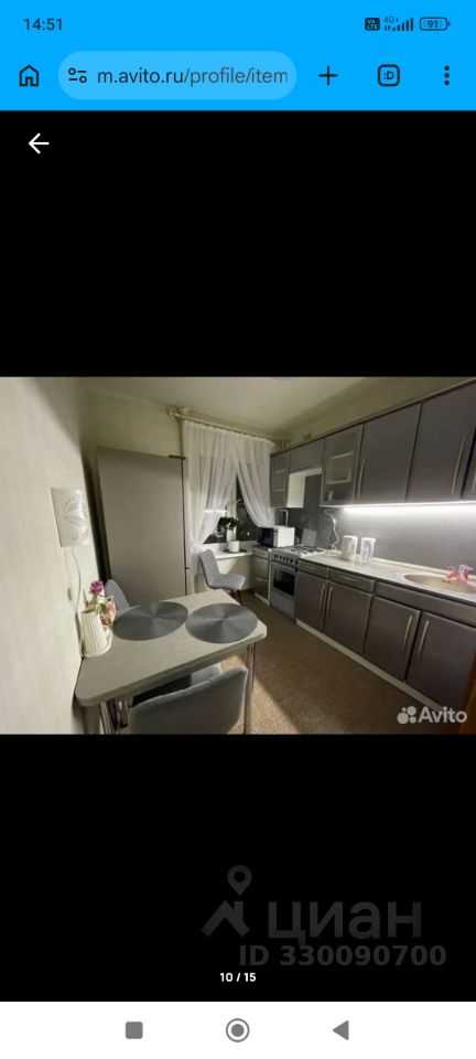 1-комнатная квартира, 30 м² — фотография 2