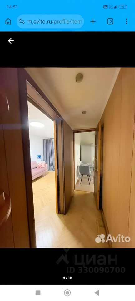 1-комнатная квартира, 30 м² — фотография 3