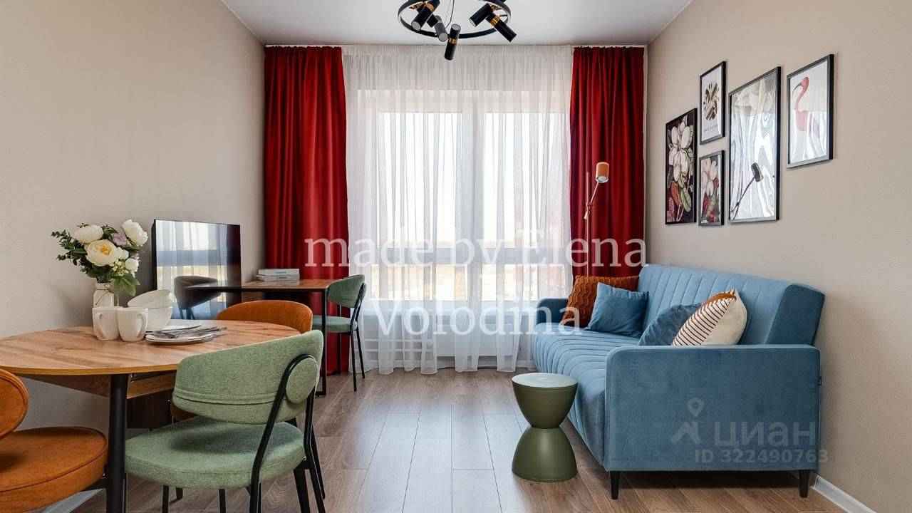 1-комнатная квартира, 35,7 м² — фотография 2