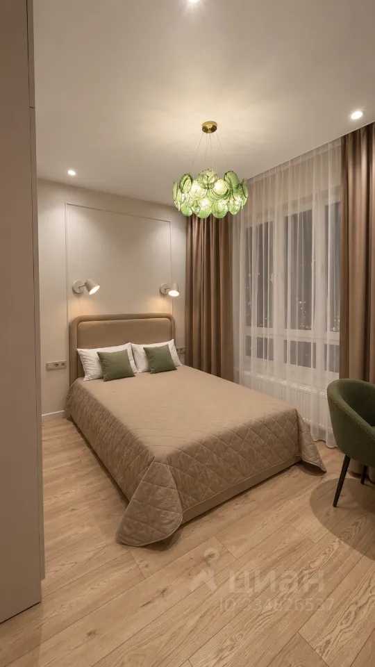 1-комнатная квартира, 34 м²