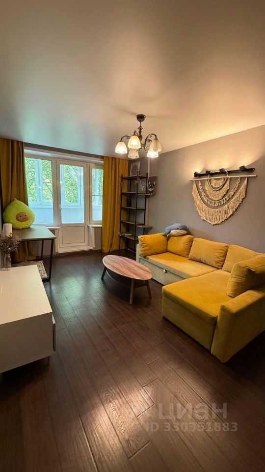 3-комнатная квартира, 56,1 м²