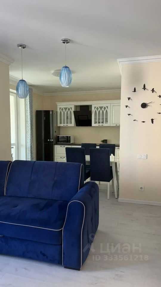 1-комнатная квартира, 50,1 м² — фотография 3
