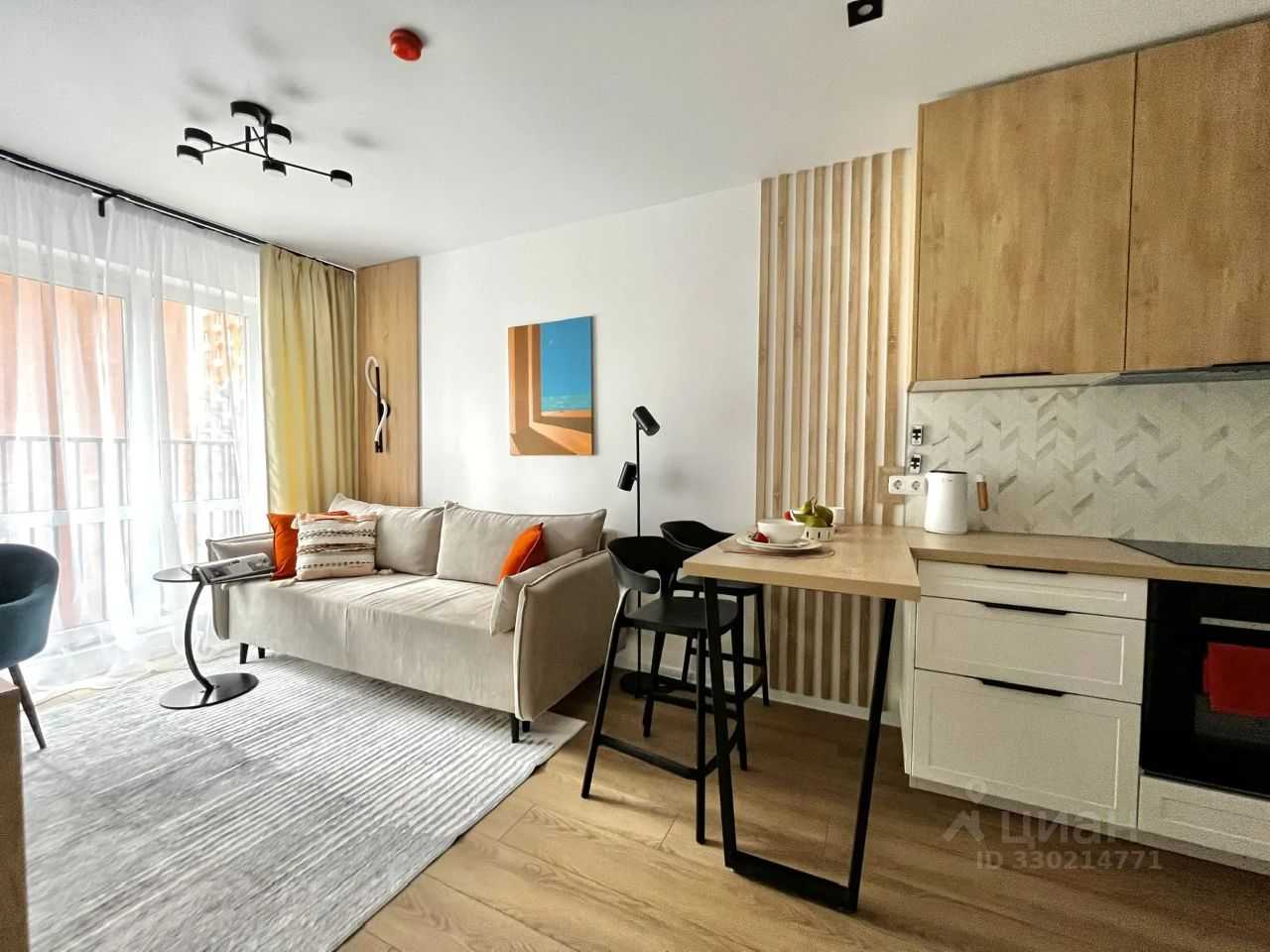 1-комнатная квартира, 31,6 м² — фотография 3