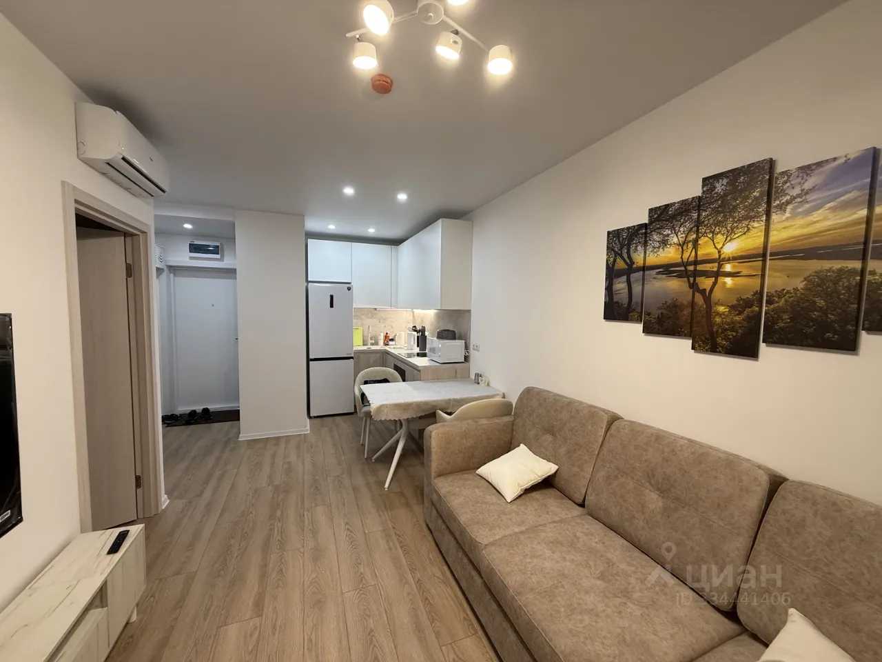 1-комнатная квартира, 31,5 м²