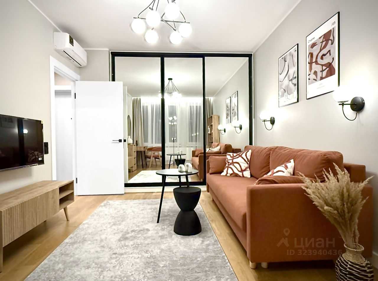 1-комнатная квартира, 35 м²
