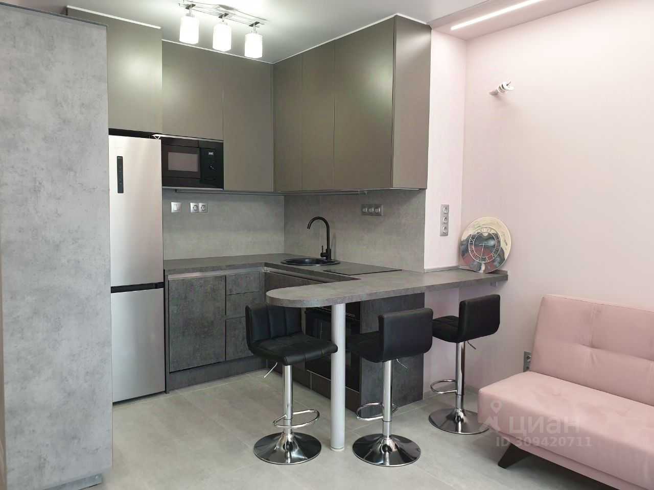1-комнатная квартира, 37 м²