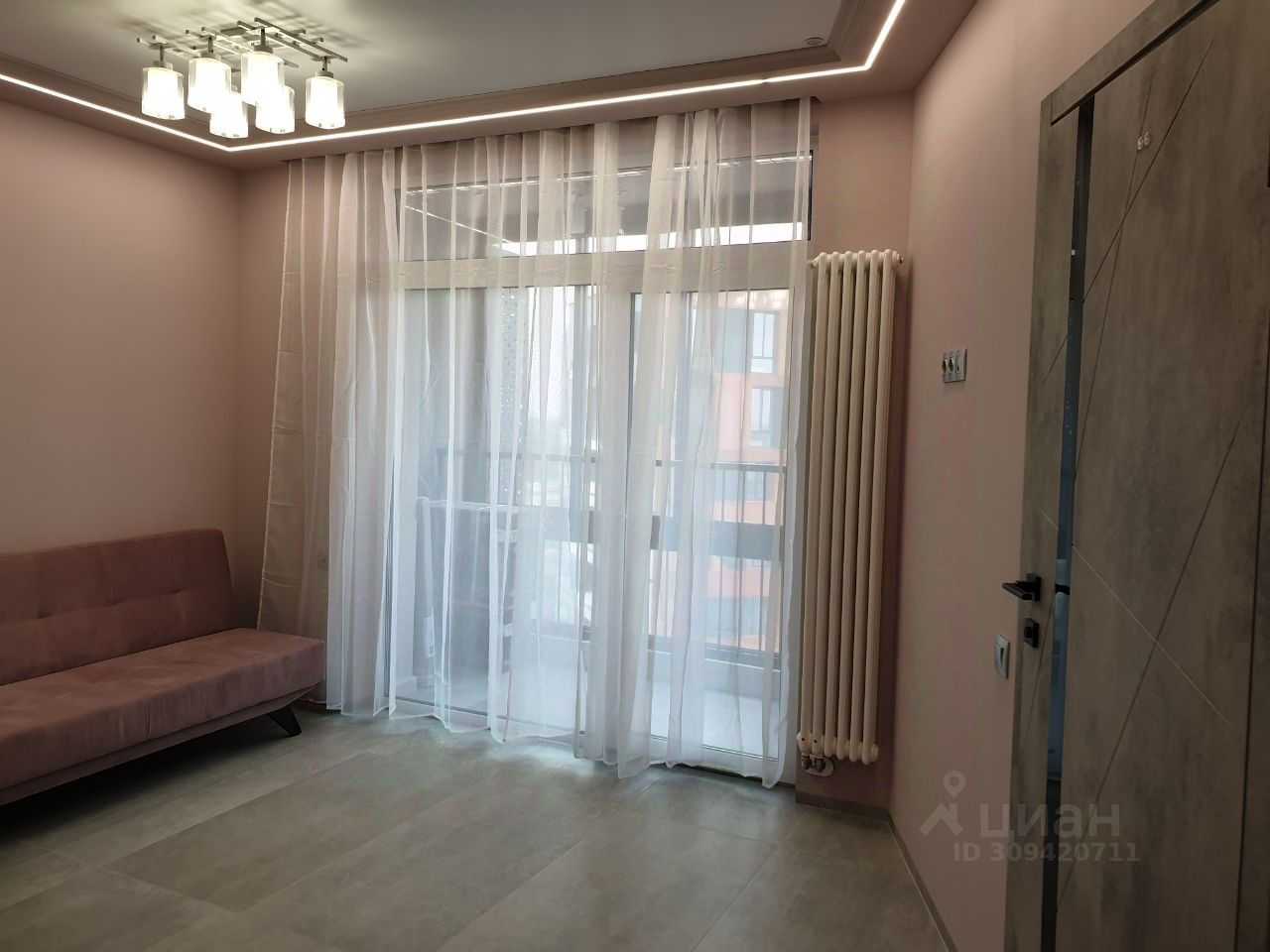 1-комнатная квартира, 37 м² — фотография 2