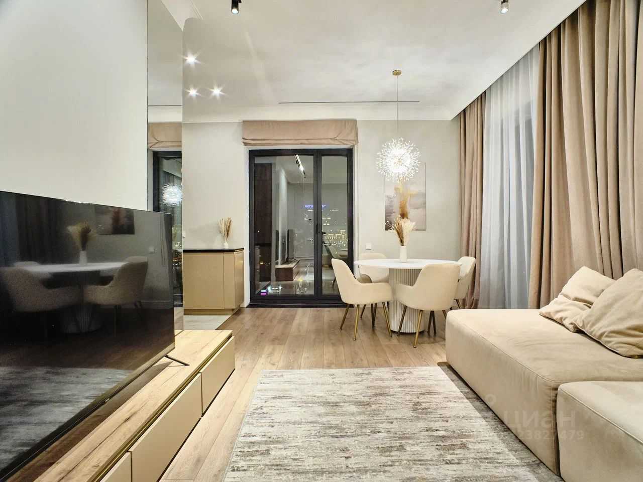 2-комнатная квартира, 58 м² — фотография 3