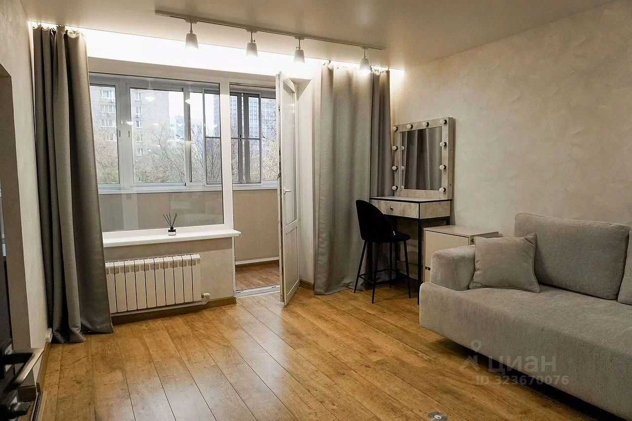 1-комнатная квартира, 35 м²