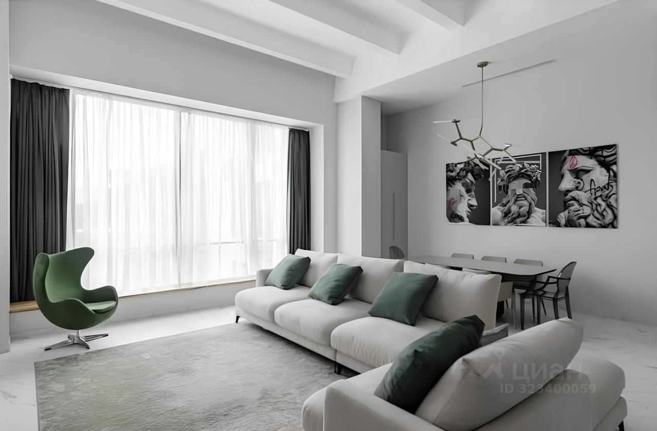 3-комнатная квартира, 208 м²