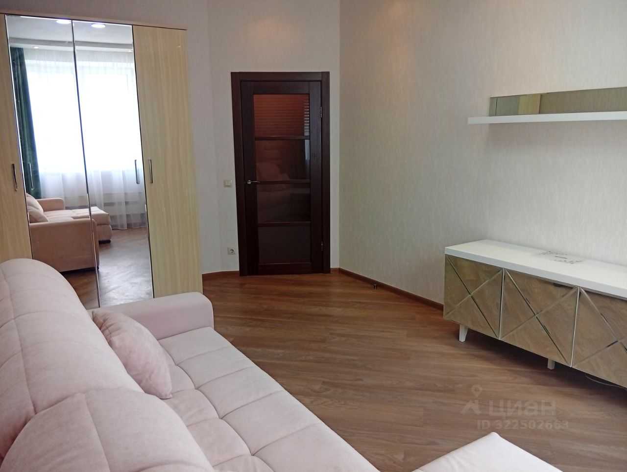 1-комнатная квартира, 39,1 м² — фотография 3