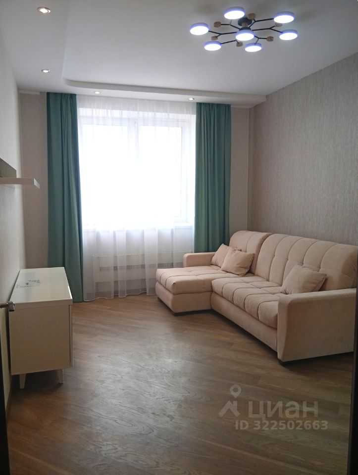 1-комнатная квартира, 39,1 м²