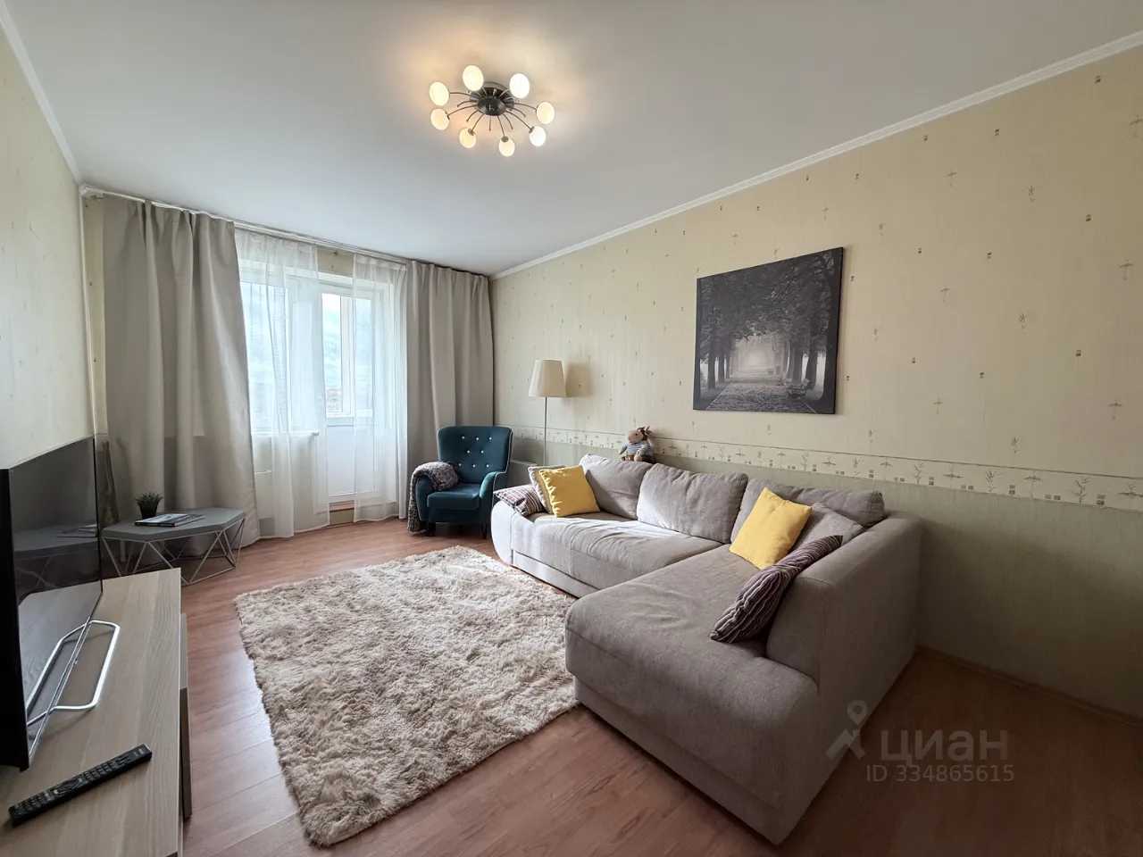 2-комнатная квартира, 54 м² — фотография 3