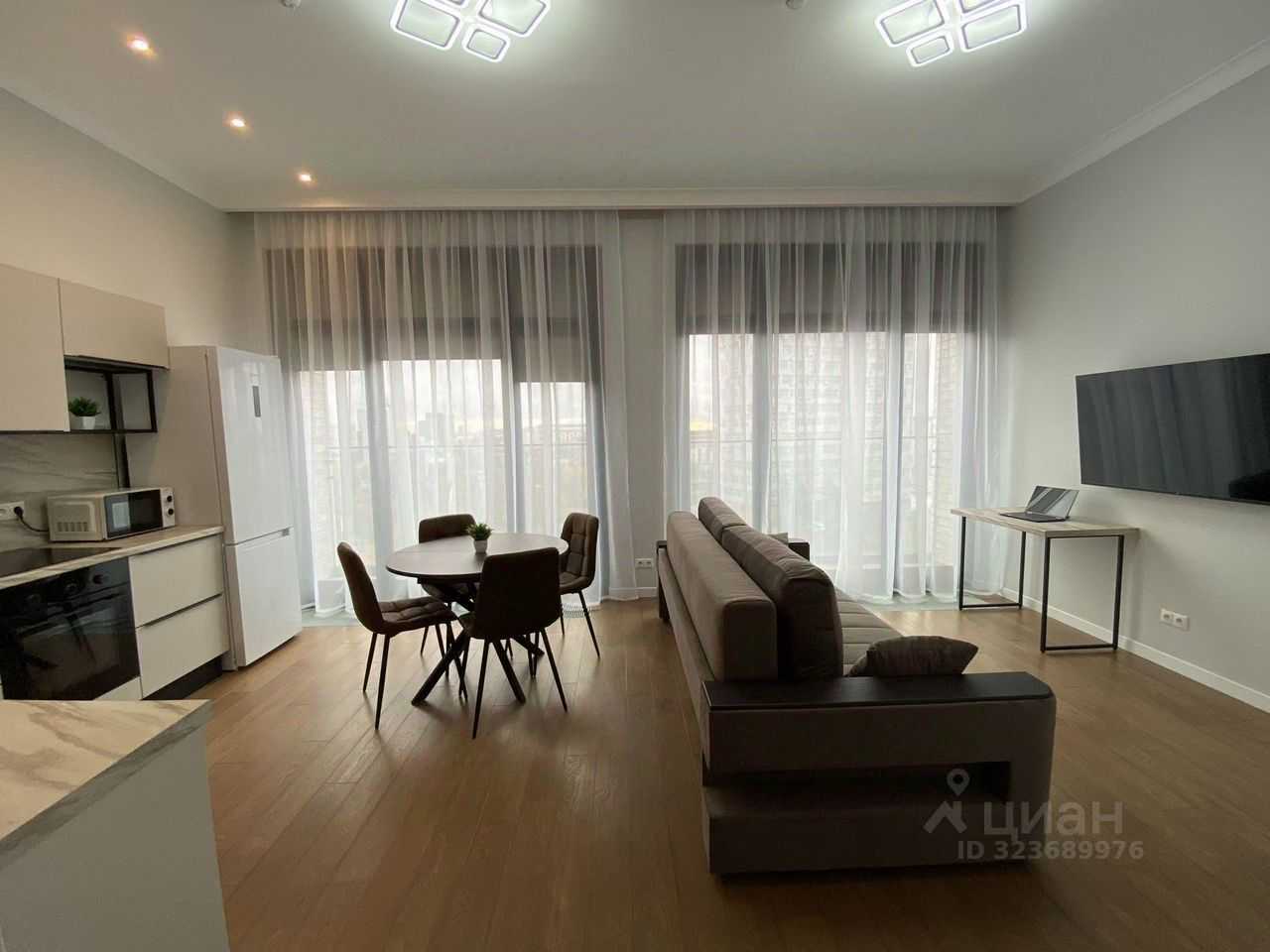 2-комнатная квартира, 55 м² — фотография 2