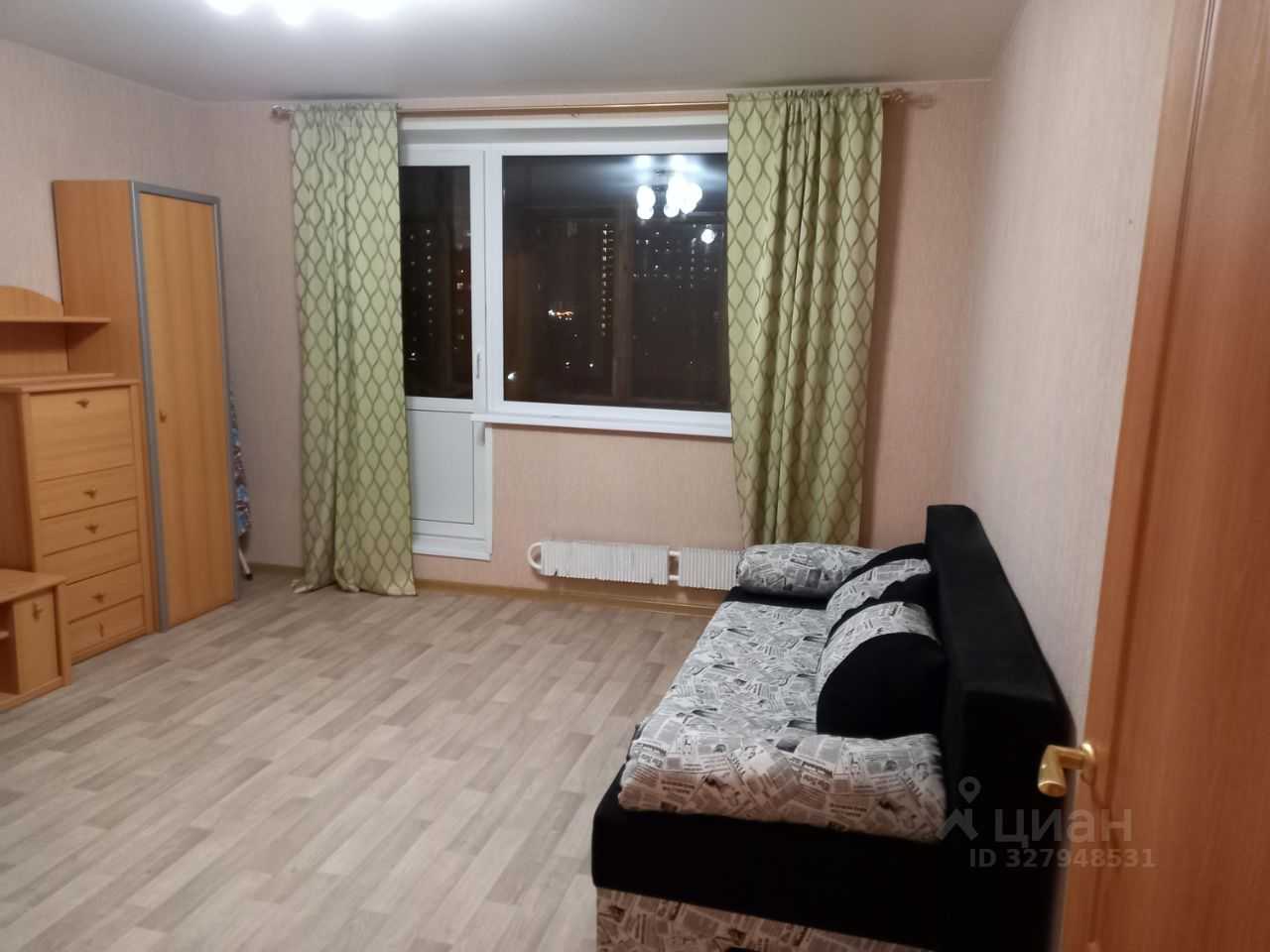 1-комнатная квартира, 38 м²