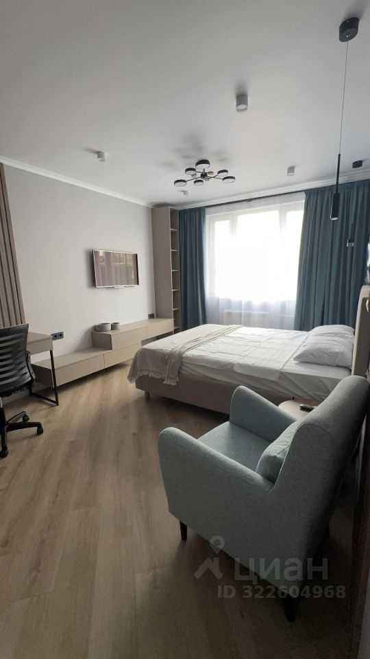 1-комнатная квартира, 38,1 м² — фотография 2