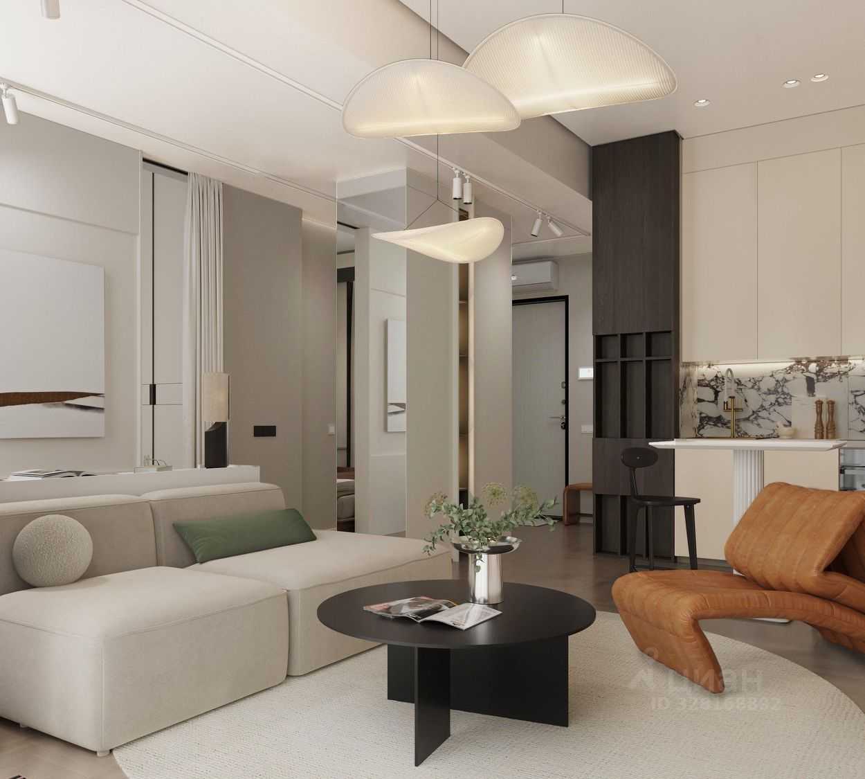 1-комнатная квартира, 38 м²