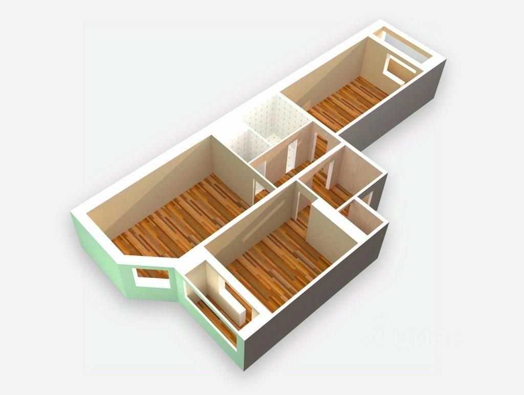 2-комнатная квартира, 78,7 м² — фотография 2
