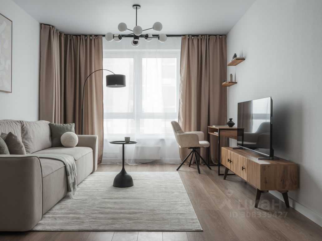 1-комнатная квартира, 39,4 м² — фотография 2