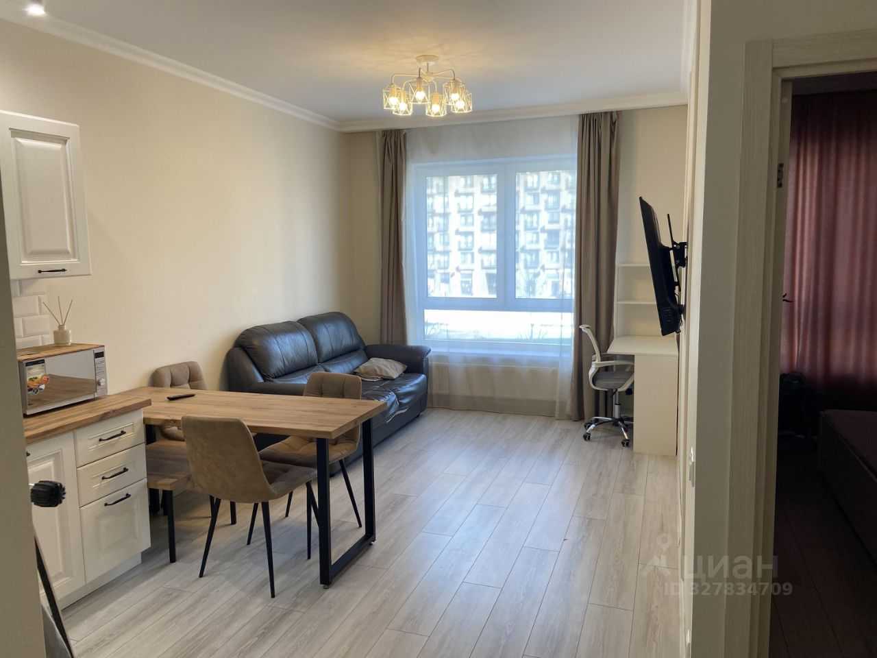2-комнатная квартира, 36 м² — фотография 2