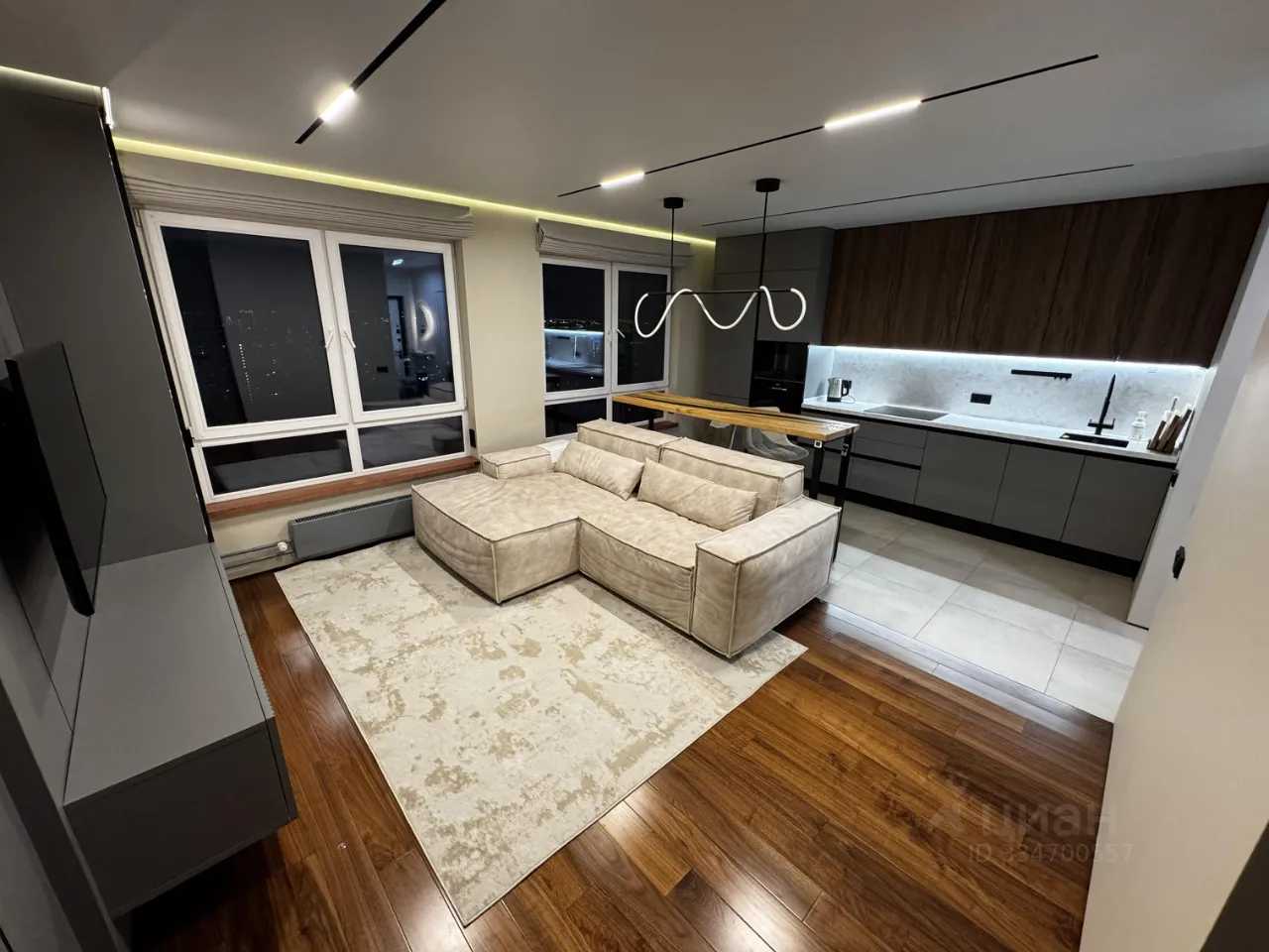 2-комнатная квартира, 61 м²