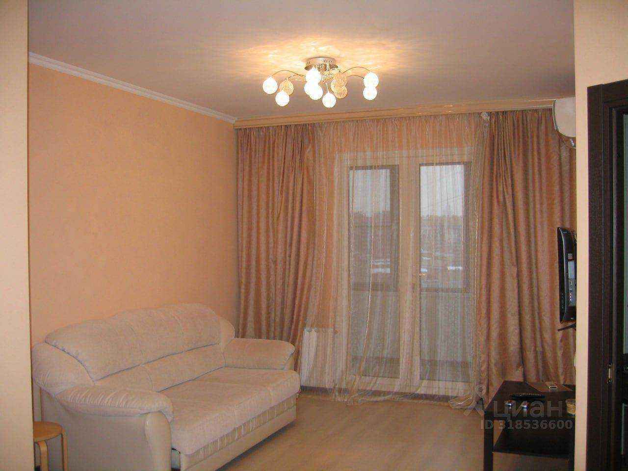 1-комнатная квартира, 43 м²