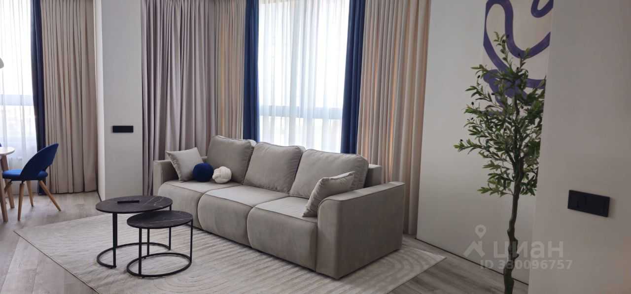 2-комнатная квартира, 60,5 м²