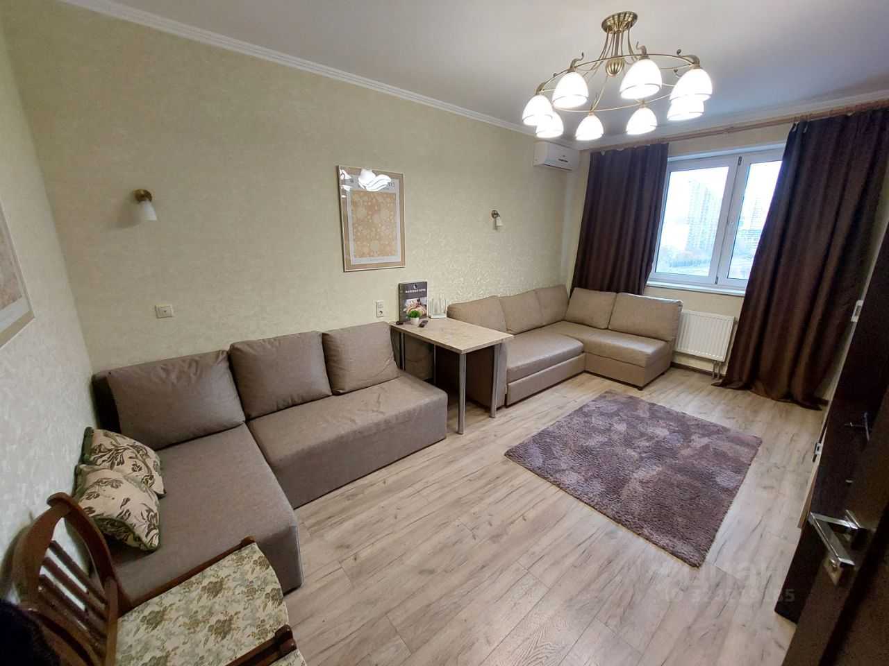 1-комнатная квартира, 43 м²