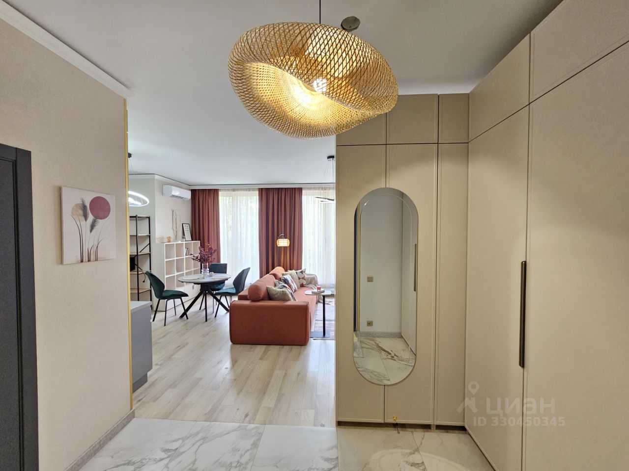1-комнатная квартира, 38,3 м²