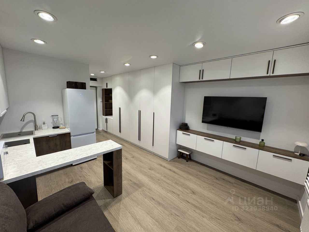 1-комнатная квартира, 24 м²