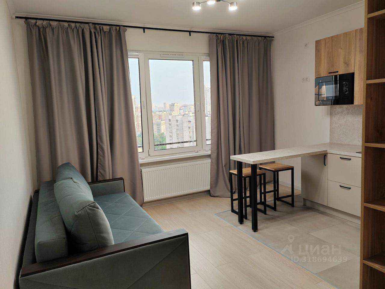 1-комнатная квартира, 30 м²
