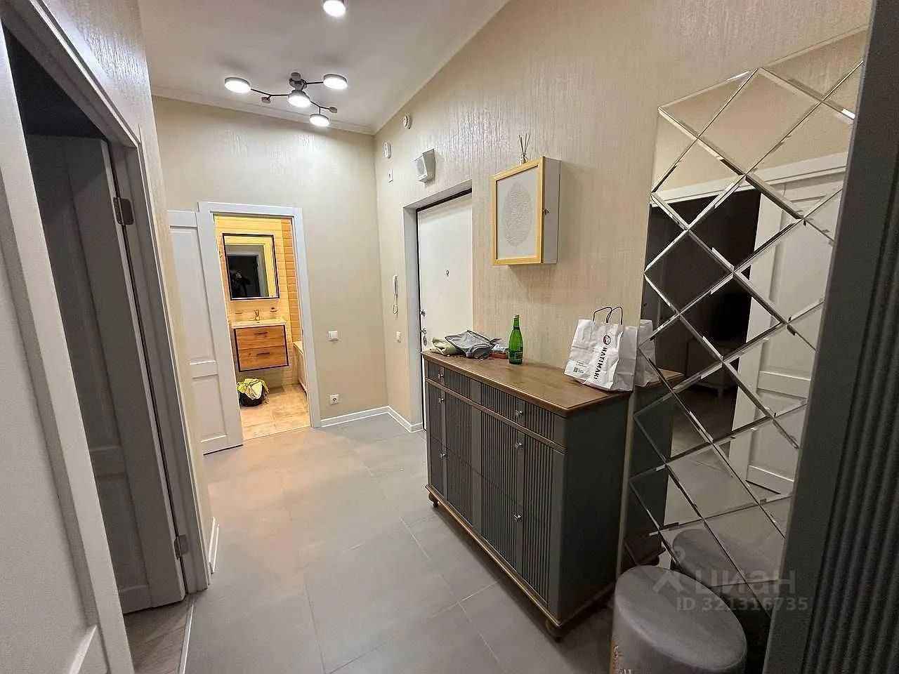 2-комнатная квартира, 58 м² — фотография 3