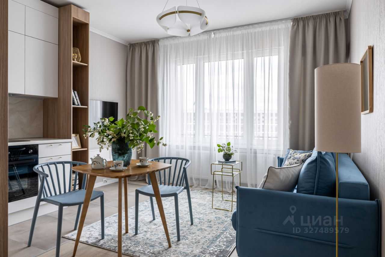 1-комнатная квартира, 24,5 м²