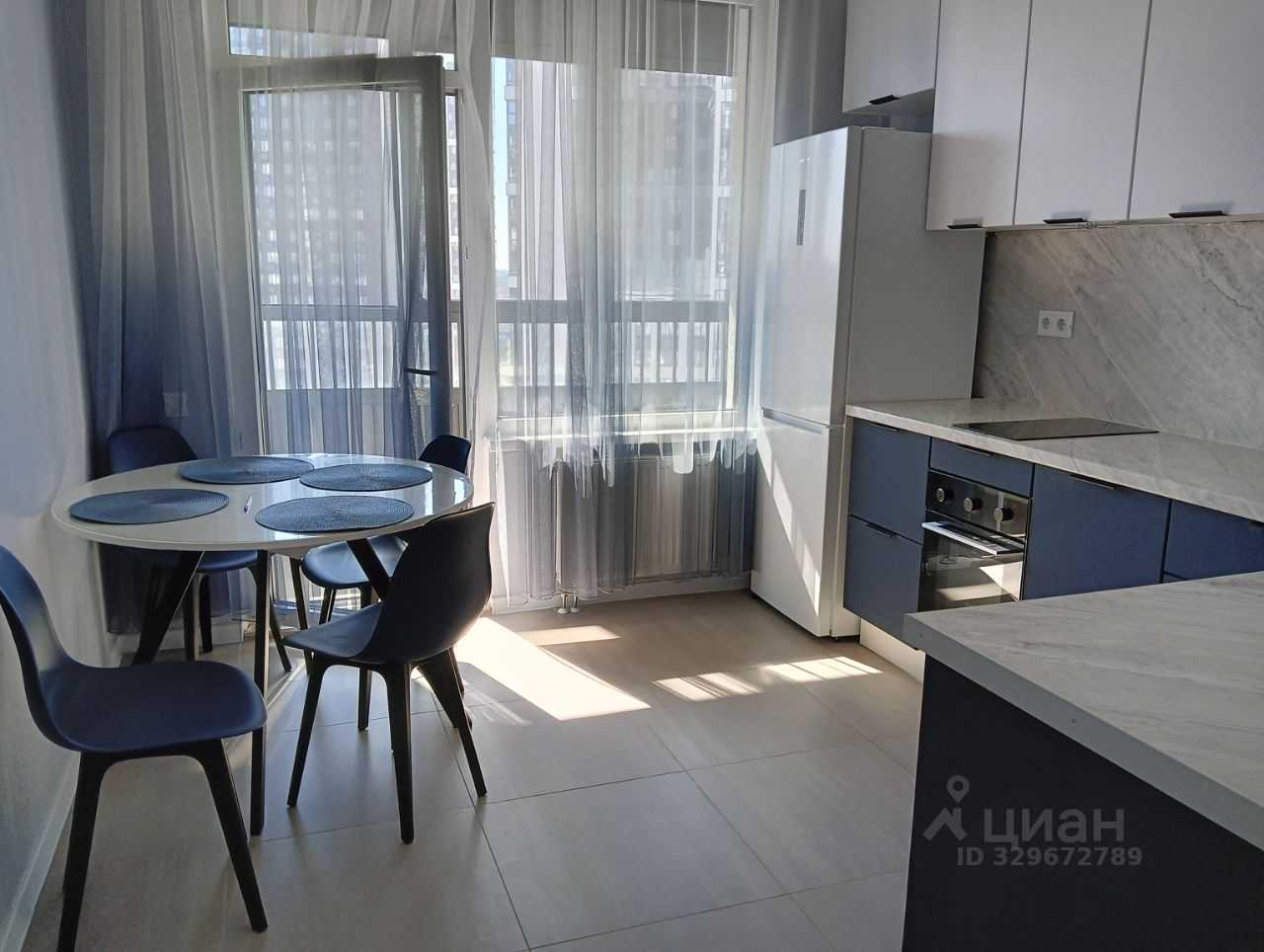 1-комнатная квартира, 39,5 м²