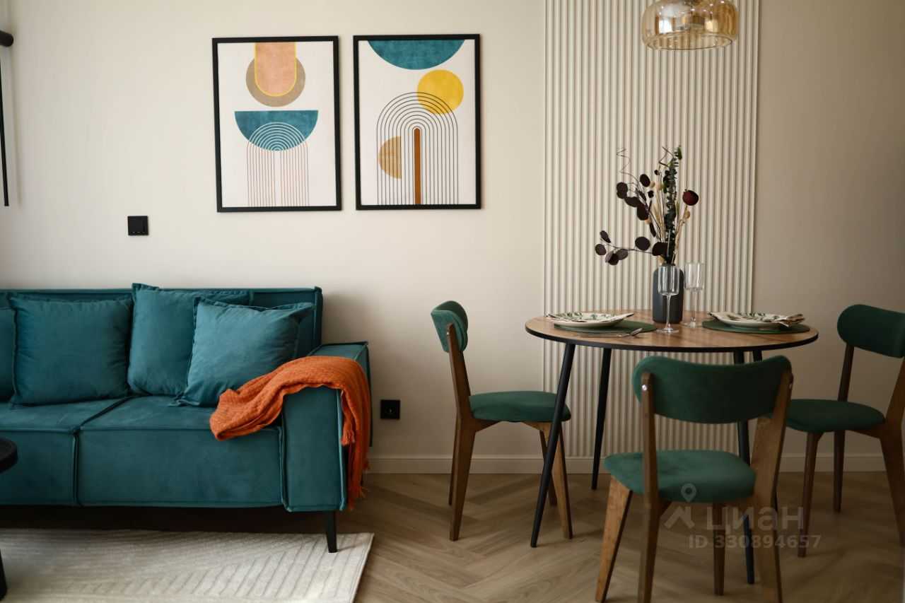 1-комнатная квартира, 38,8 м²