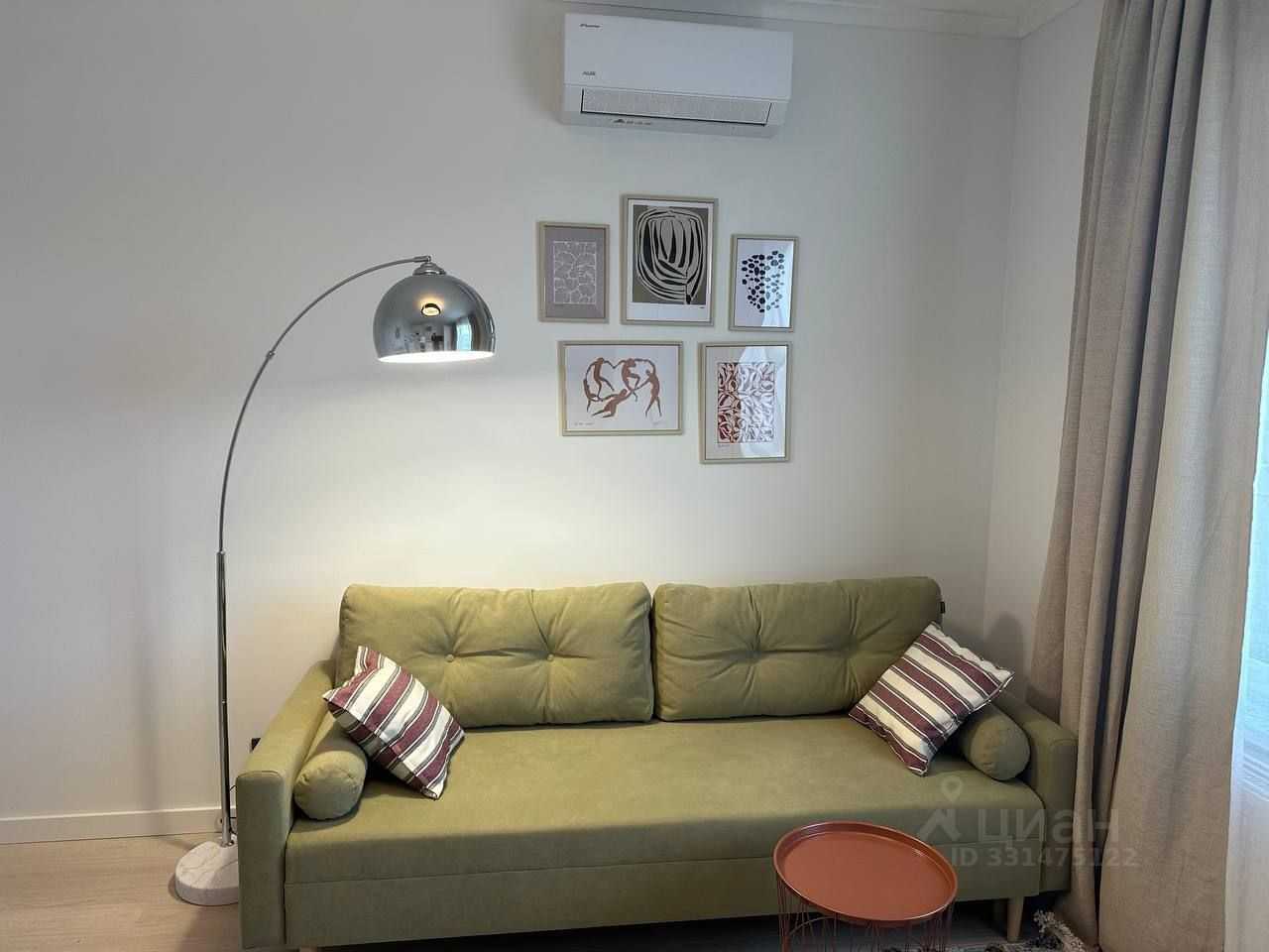 1-комнатная квартира, 24,4 м²