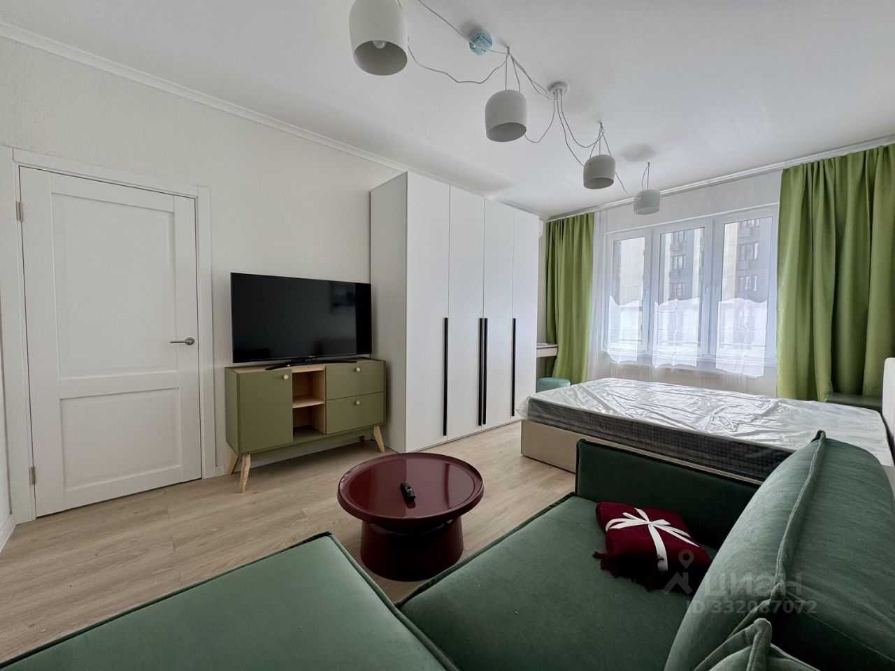 1-комнатная квартира, 41,3 м²