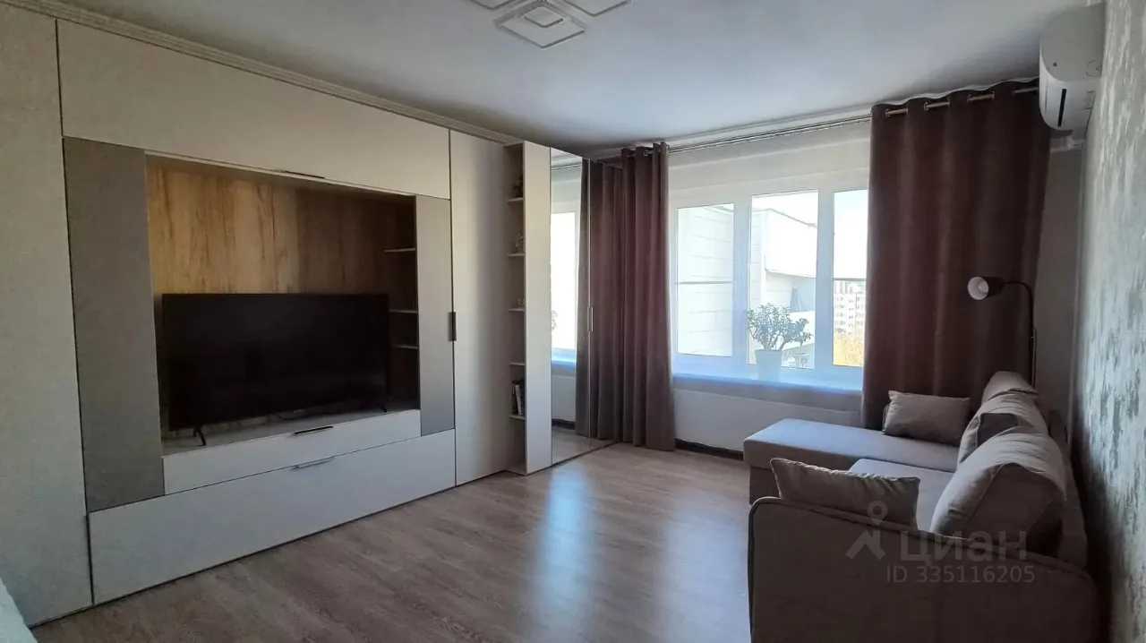 1-комнатная квартира, 35 м²
