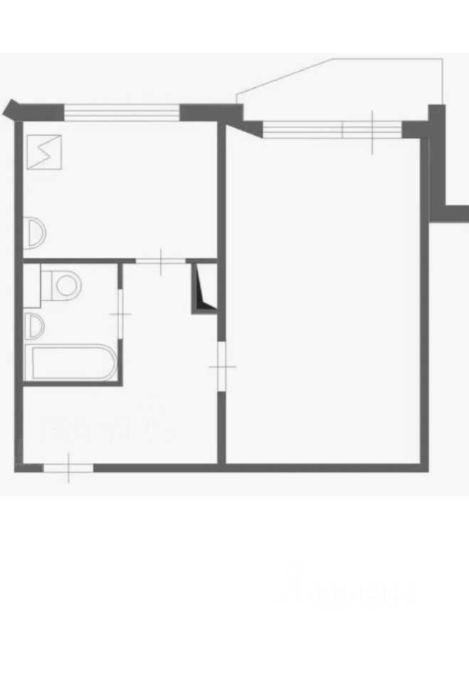 1-комнатная квартира, 36,6 м² — фотография 3