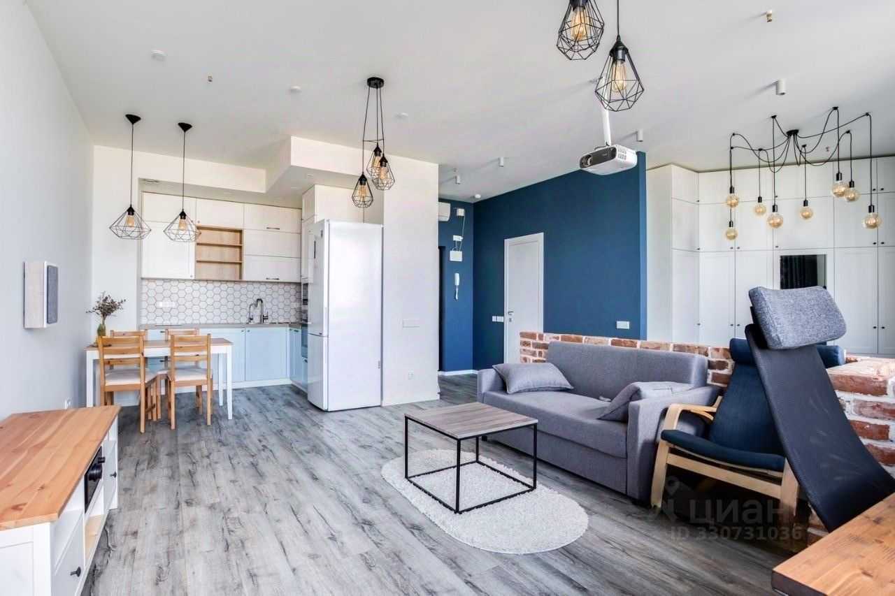 1-комнатная квартира, 51,6 м² — фотография 2