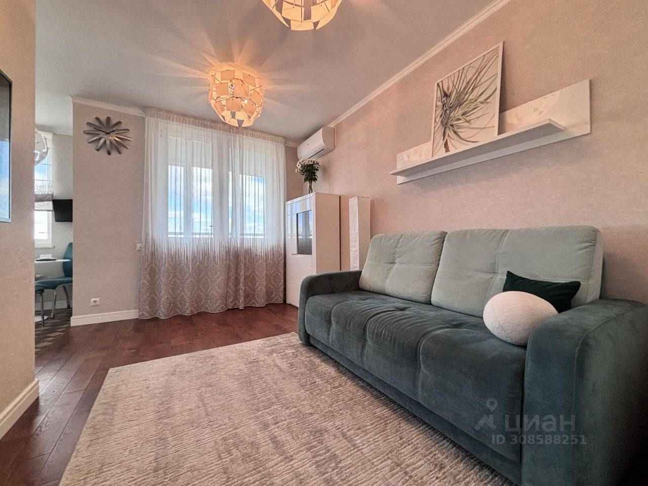 2-комнатная квартира, 55,1 м²