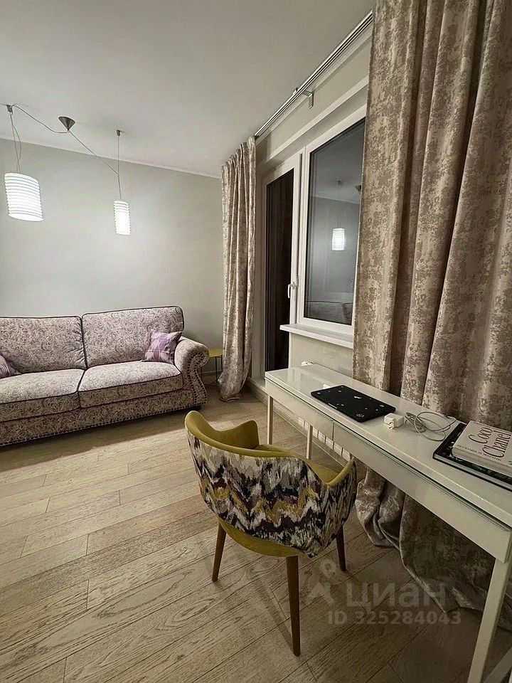 1-комнатная квартира, 40 м² — фотография 3
