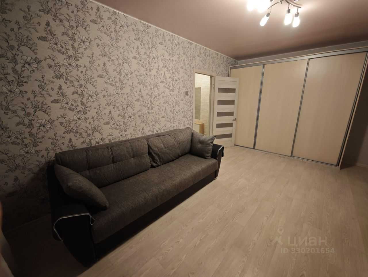 1-комнатная квартира, 37,3 м²