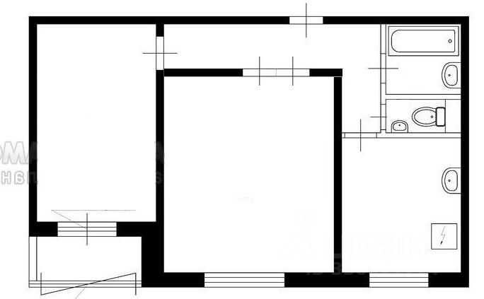 2-комнатная квартира, 52,1 м²