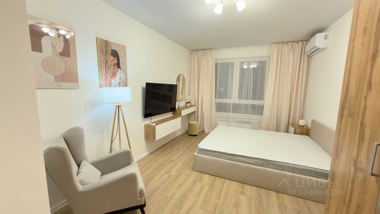 1-комнатная квартира, 39 м² — фотография 2