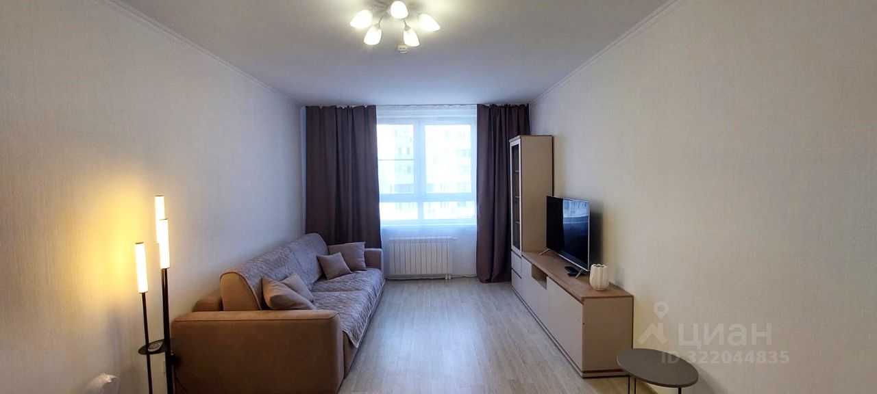 1-комнатная квартира, 39 м² — фотография 2