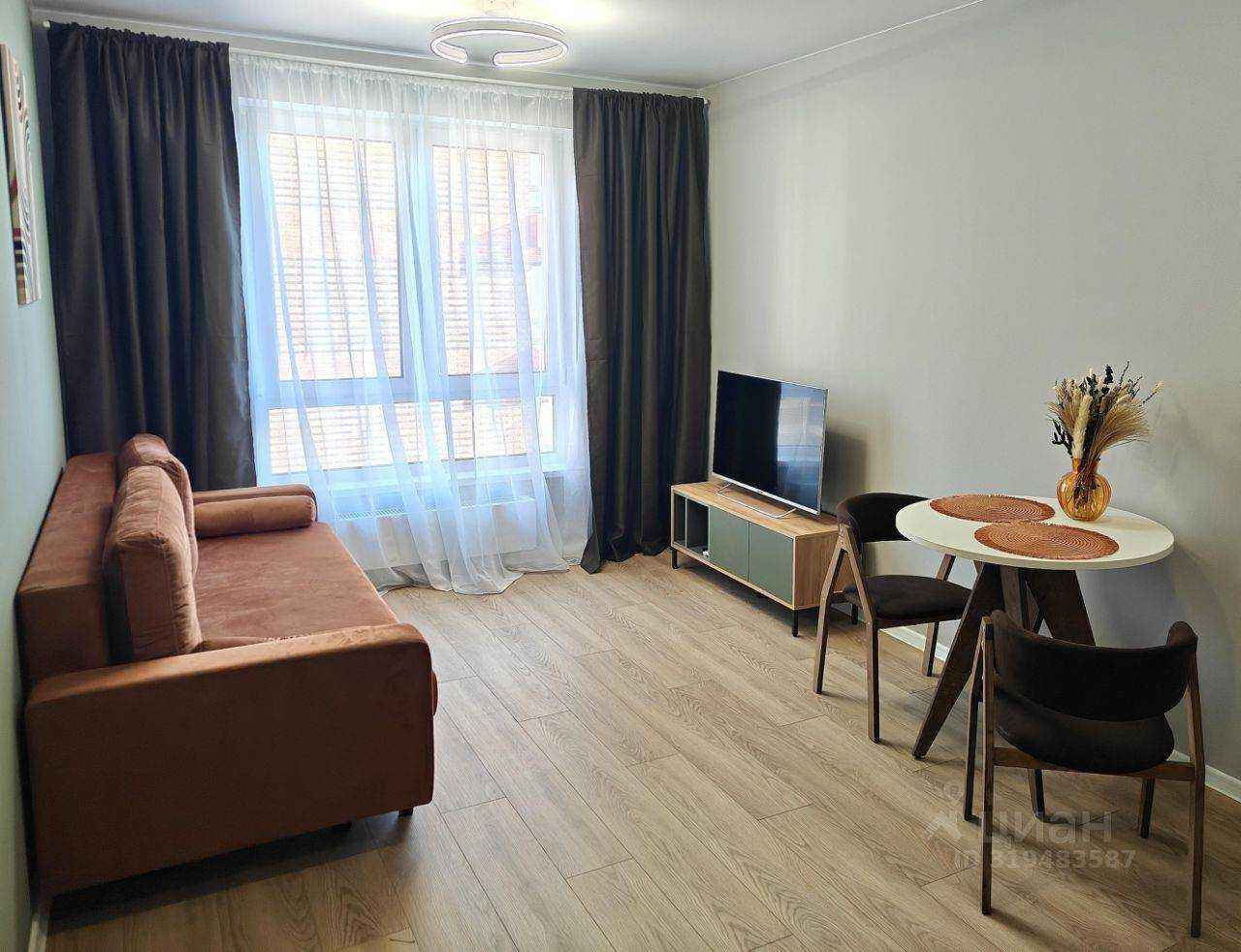 1-комнатная квартира, 42,7 м²